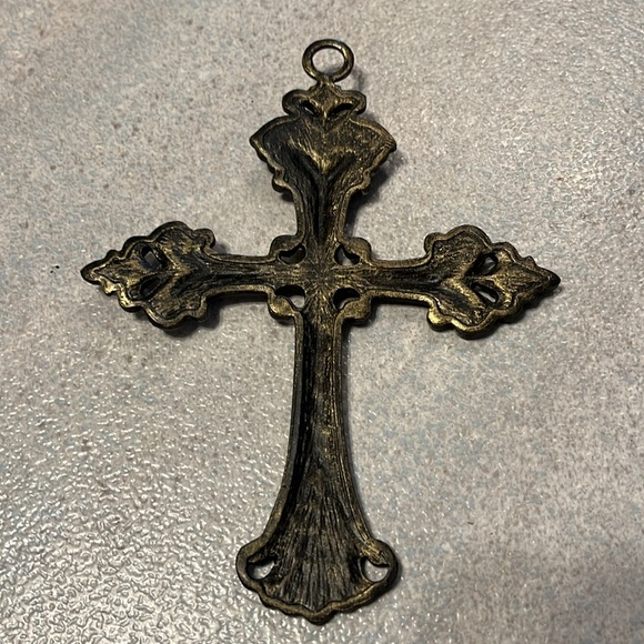 Purple cross ornament - Picture 2 of 2